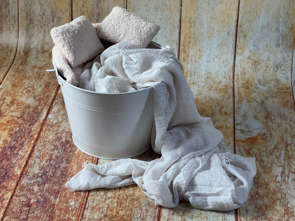 Vintage Bucket - White - Bundle Set