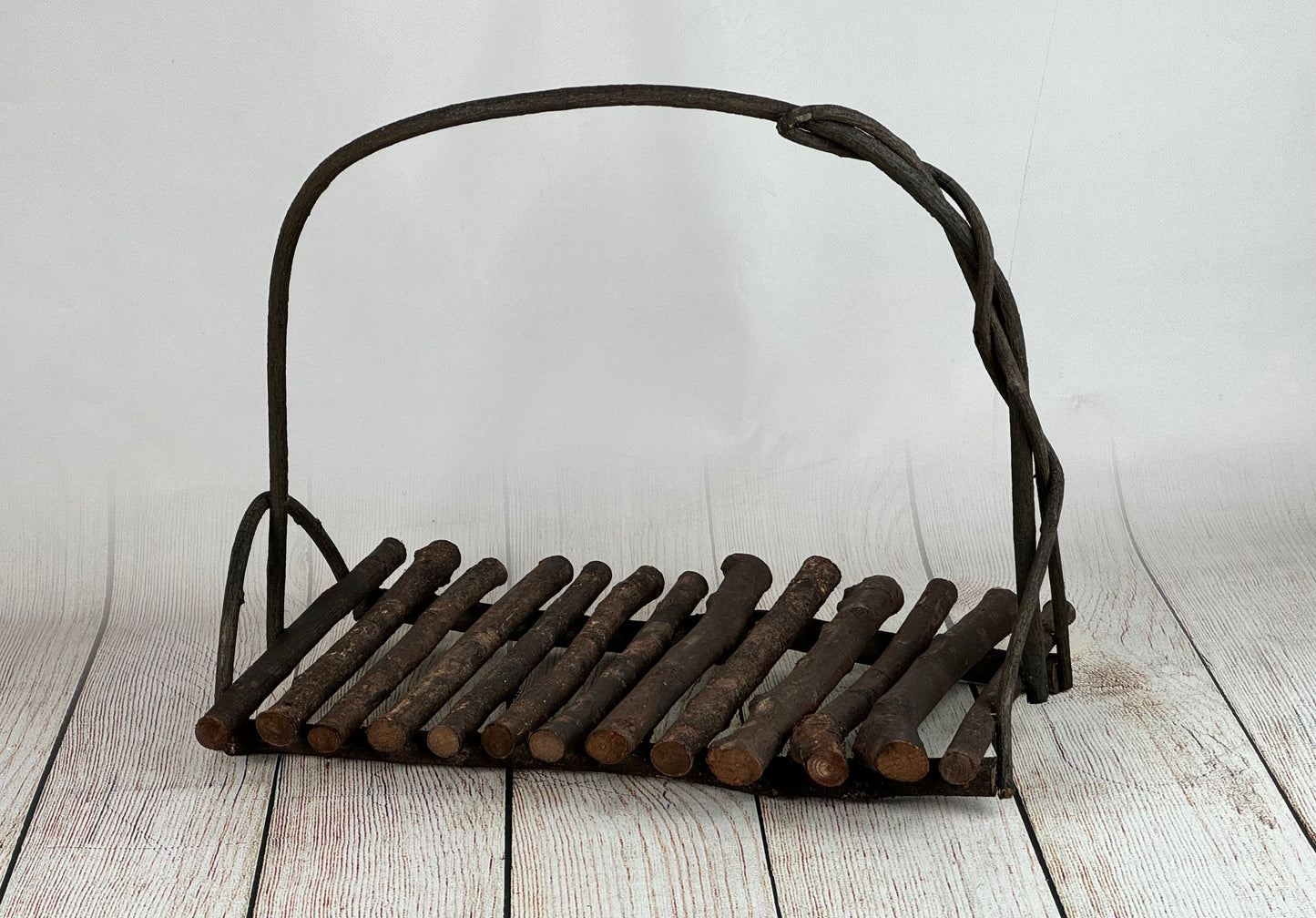 Rustic Bed with Arch (As-Is Item) #3