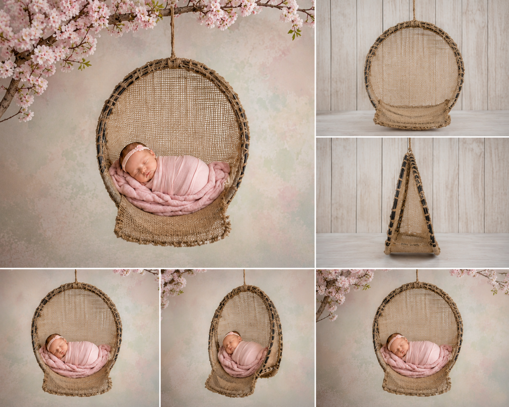 Round Rustic Swing