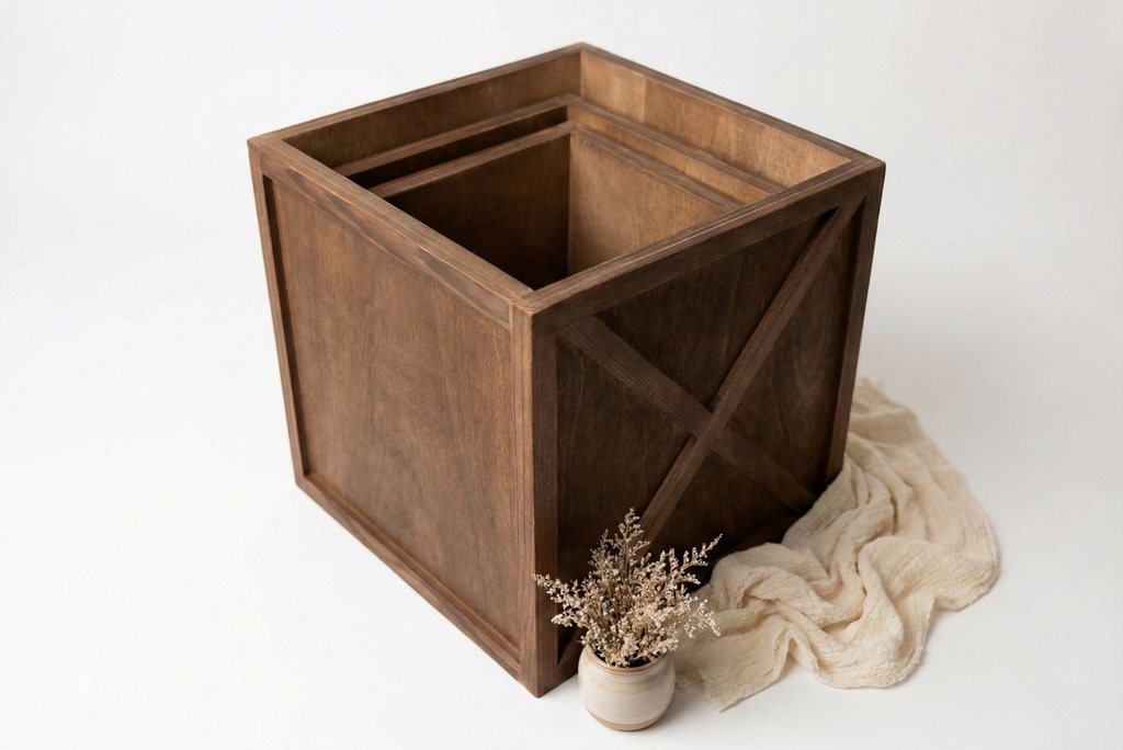 Cake Smash Boxes - Brown (Set of 3)