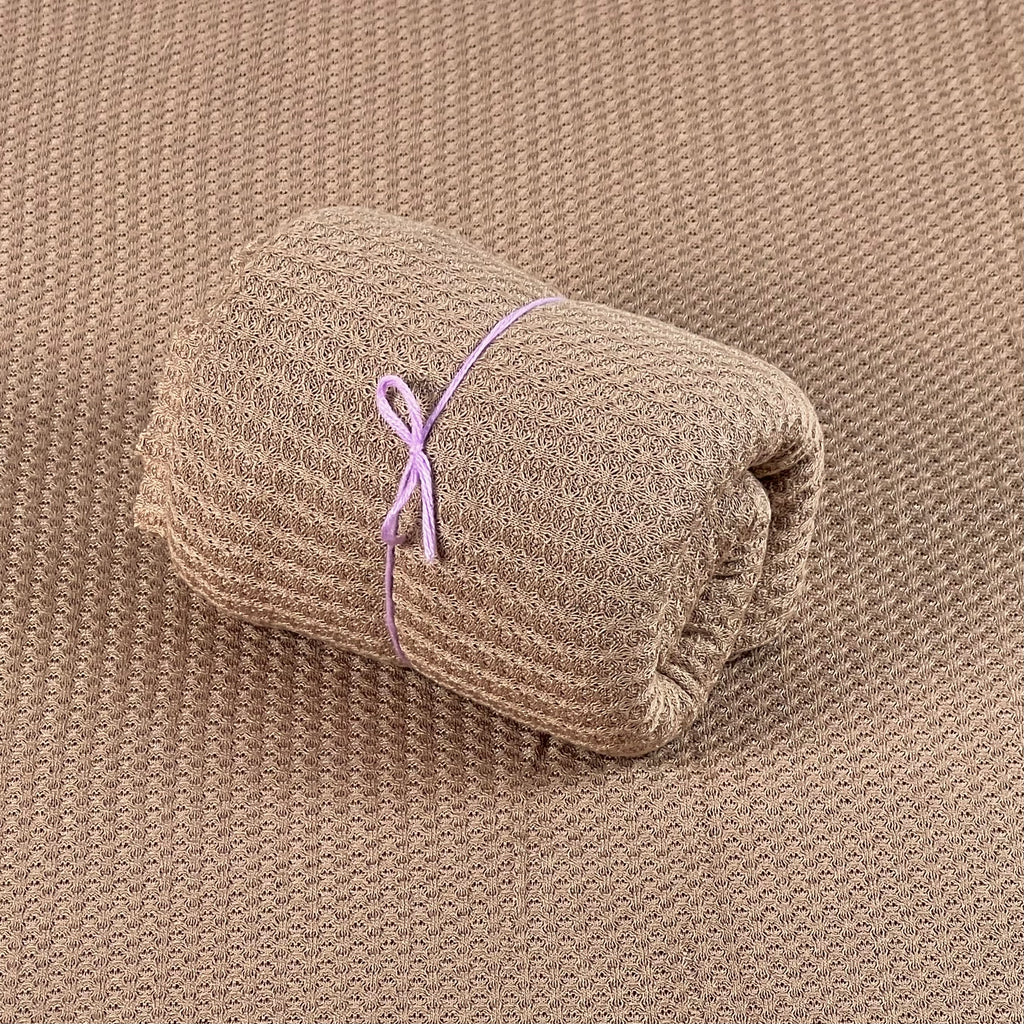 Bean Bag Fabric - Perforated - COFFEE