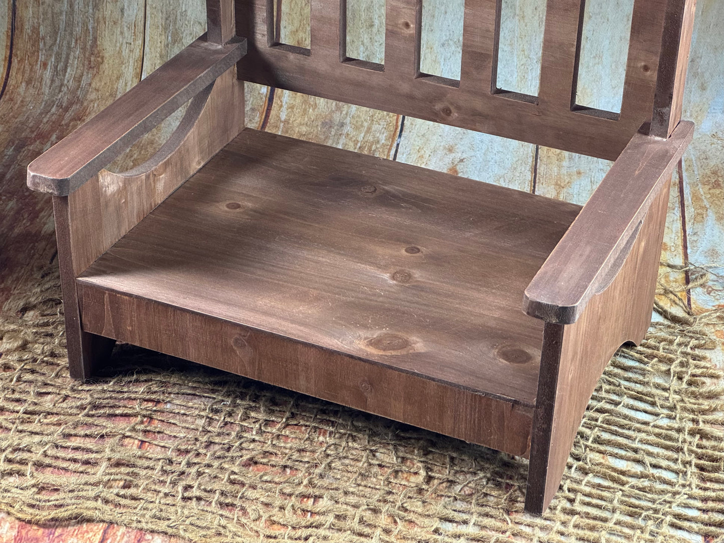 Wooden Harlow Bench -  (AS IS ITEM # 1)