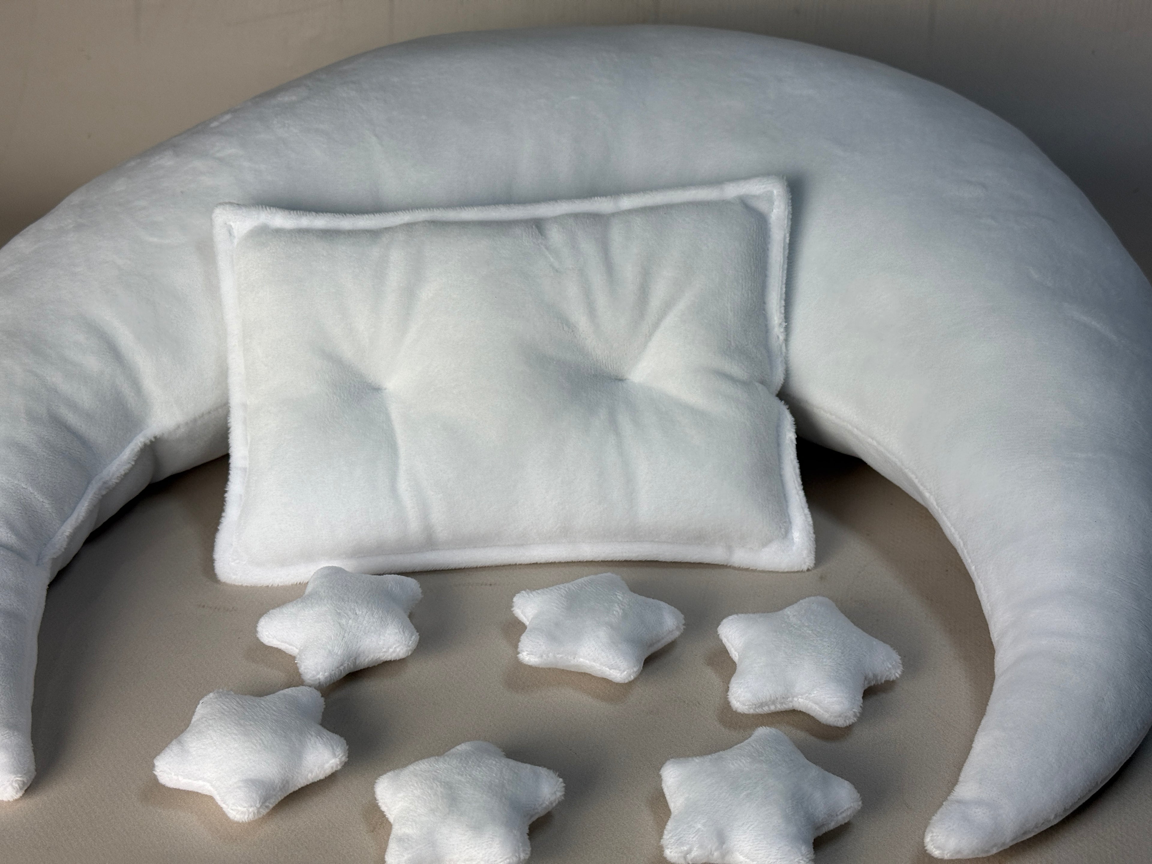 Moon Pillow Set - white(AS IS ITEM #01)