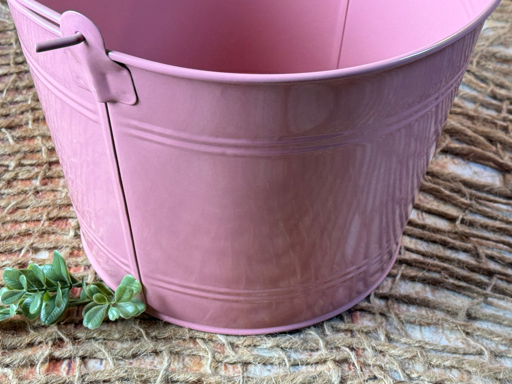 Vintage Bucket - Pink (AS IS ITEM #3)