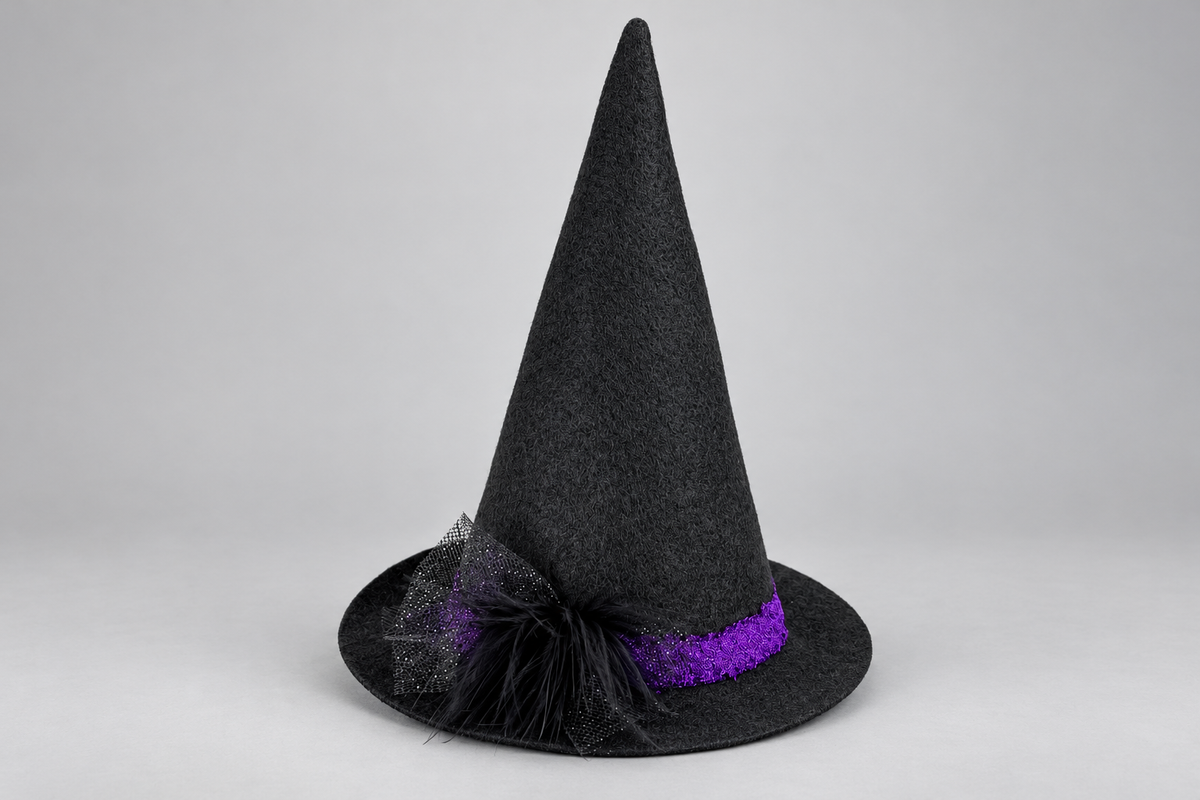 SET Baby Witch Hat and Pants - Plum