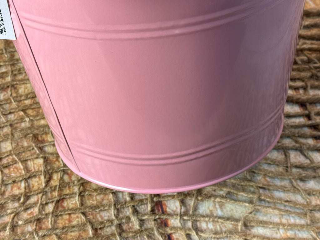 Vintage Bucket - Pink (AS IS ITEM #3)