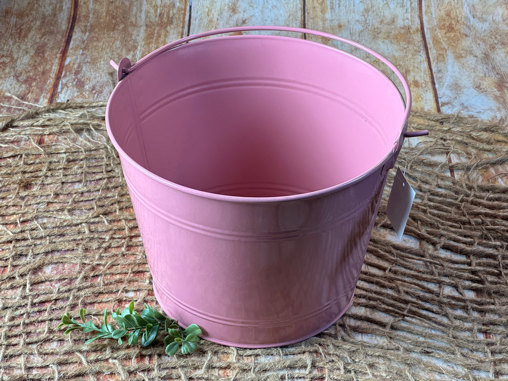 Vintage Bucket - Pink (AS IS ITEM #3)