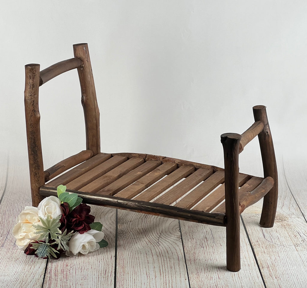 Rustic Bed - Plain Headboard (AS IS ITEM #02)