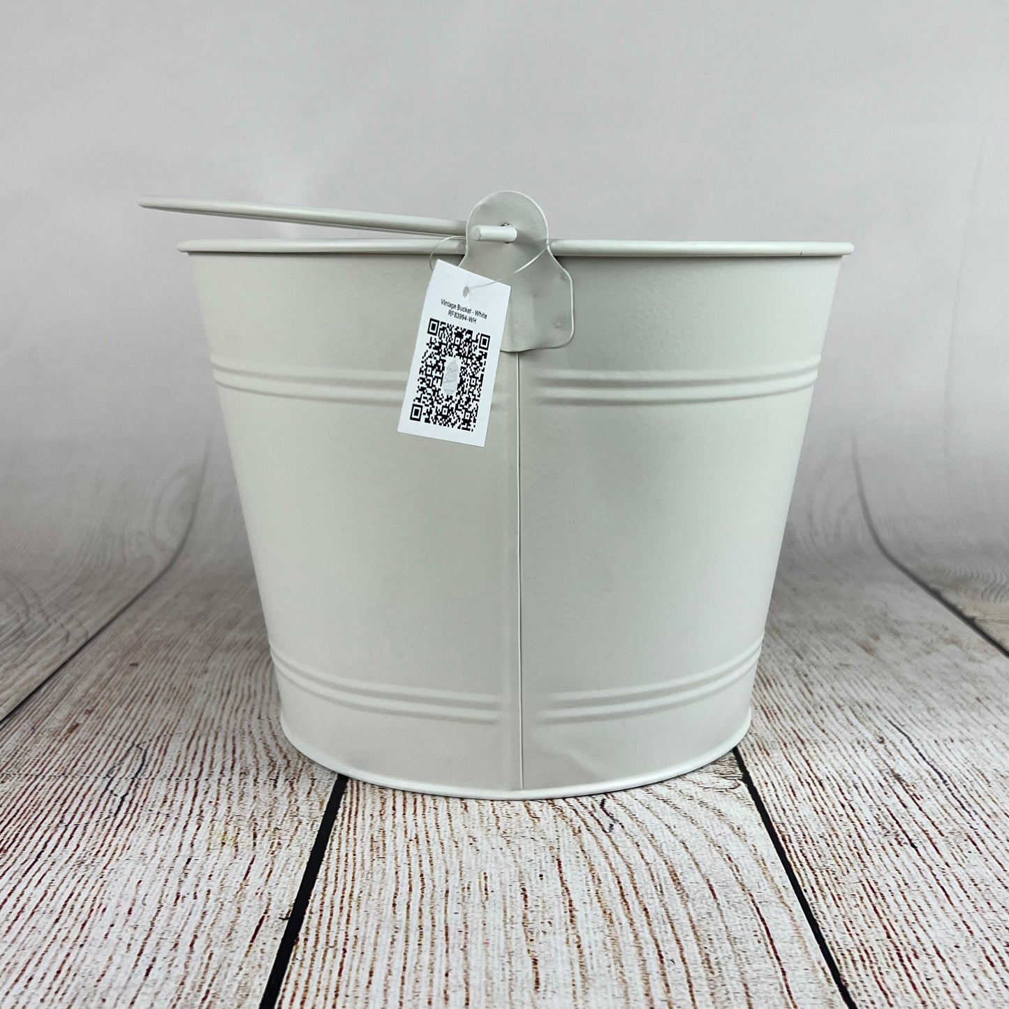Vintage Bucket - White (AS IS ITEM #02)