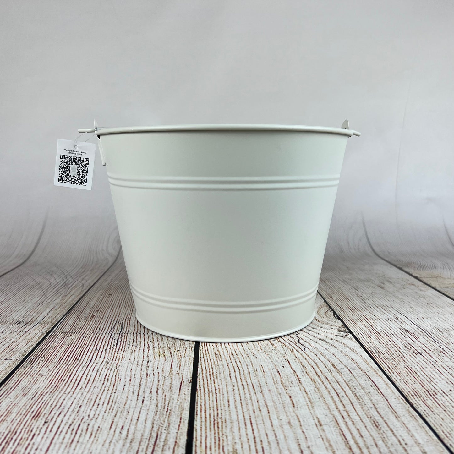 Vintage Bucket - White (AS IS ITEM #02)