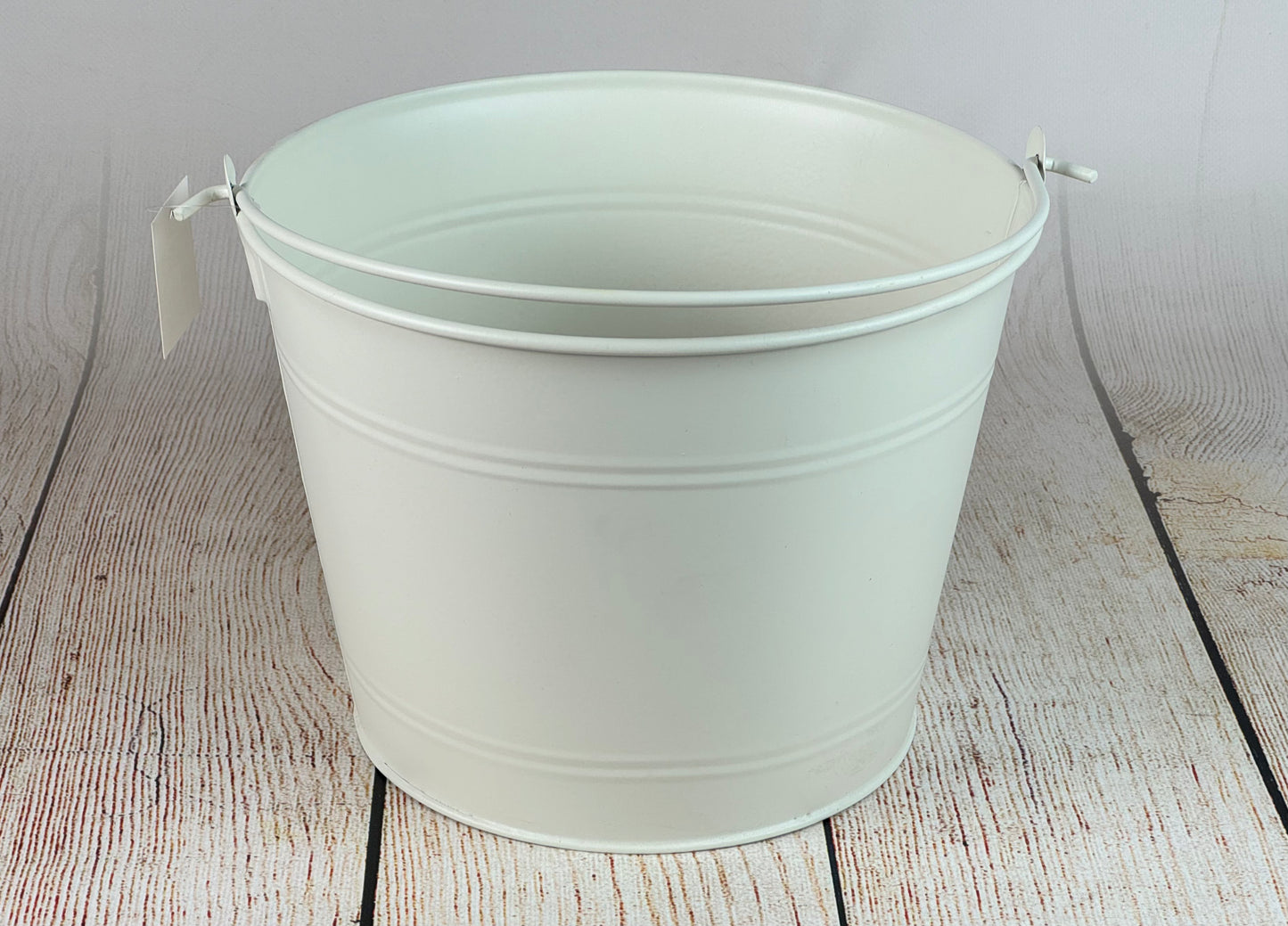 Vintage Bucket - White (AS IS ITEM #3)