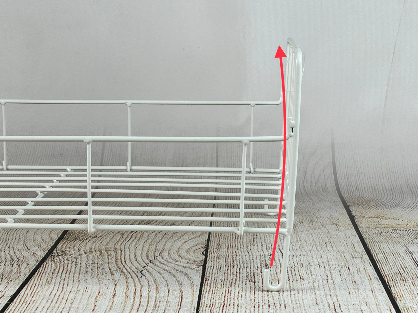 Vintage Wire Bed - White (AS IS ITEM #1)