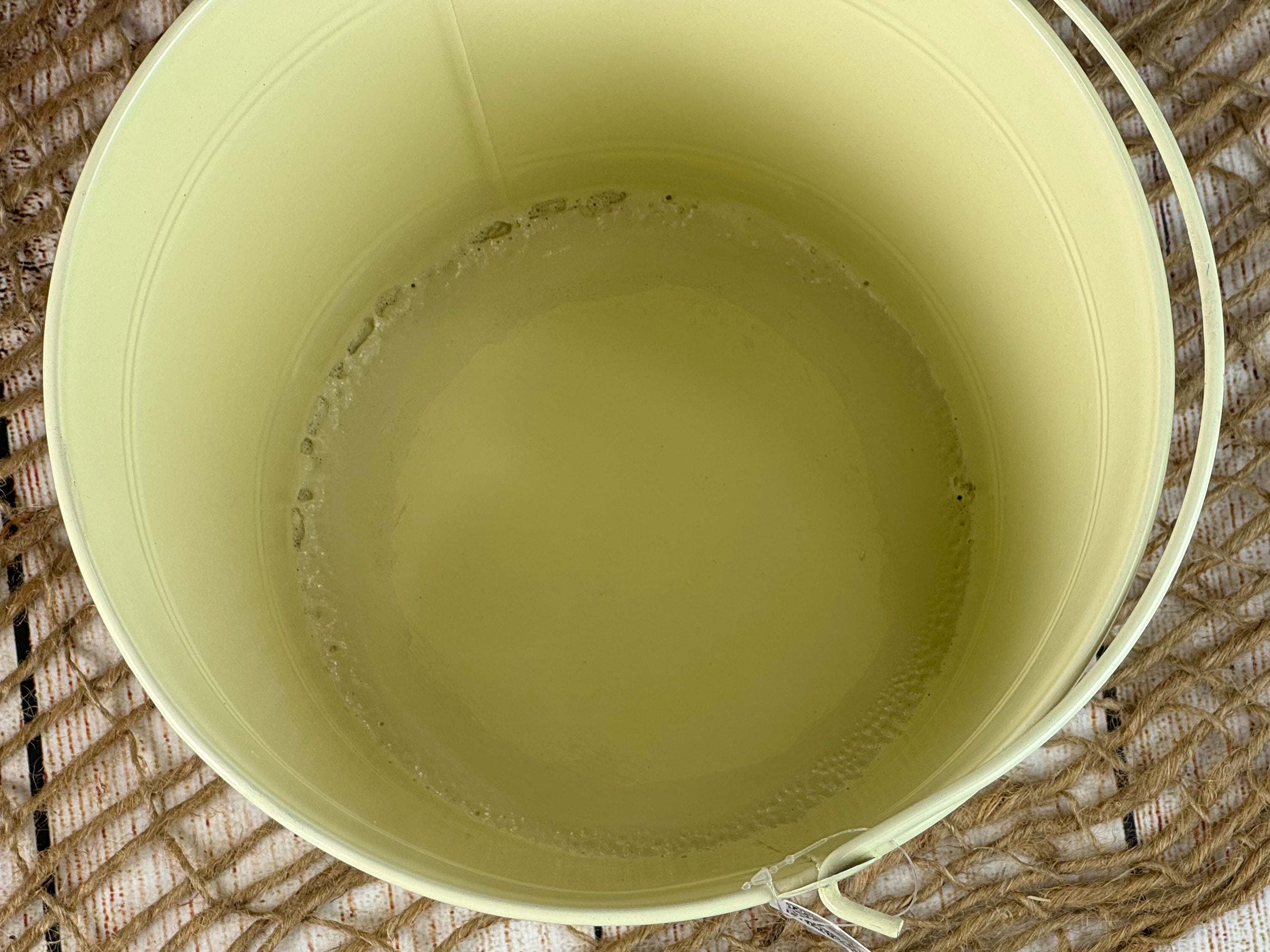 Vintage Bucket - Yellow (AS IS ITEM #2)