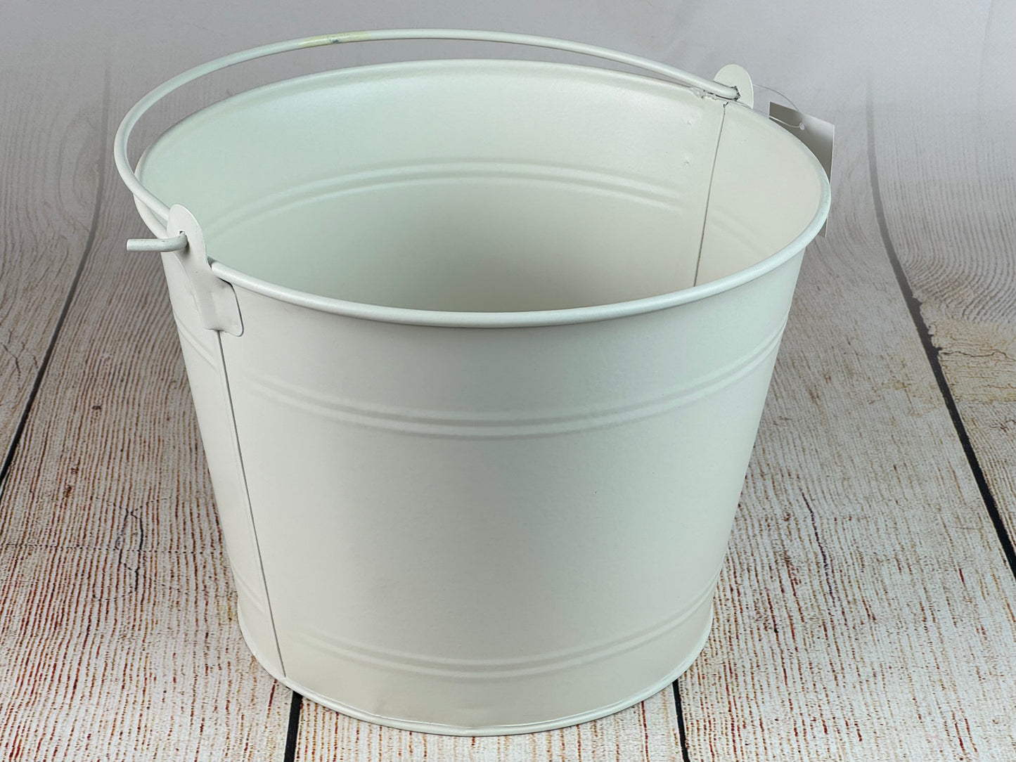 Vintage Bucket - White (AS IS ITEM #3)