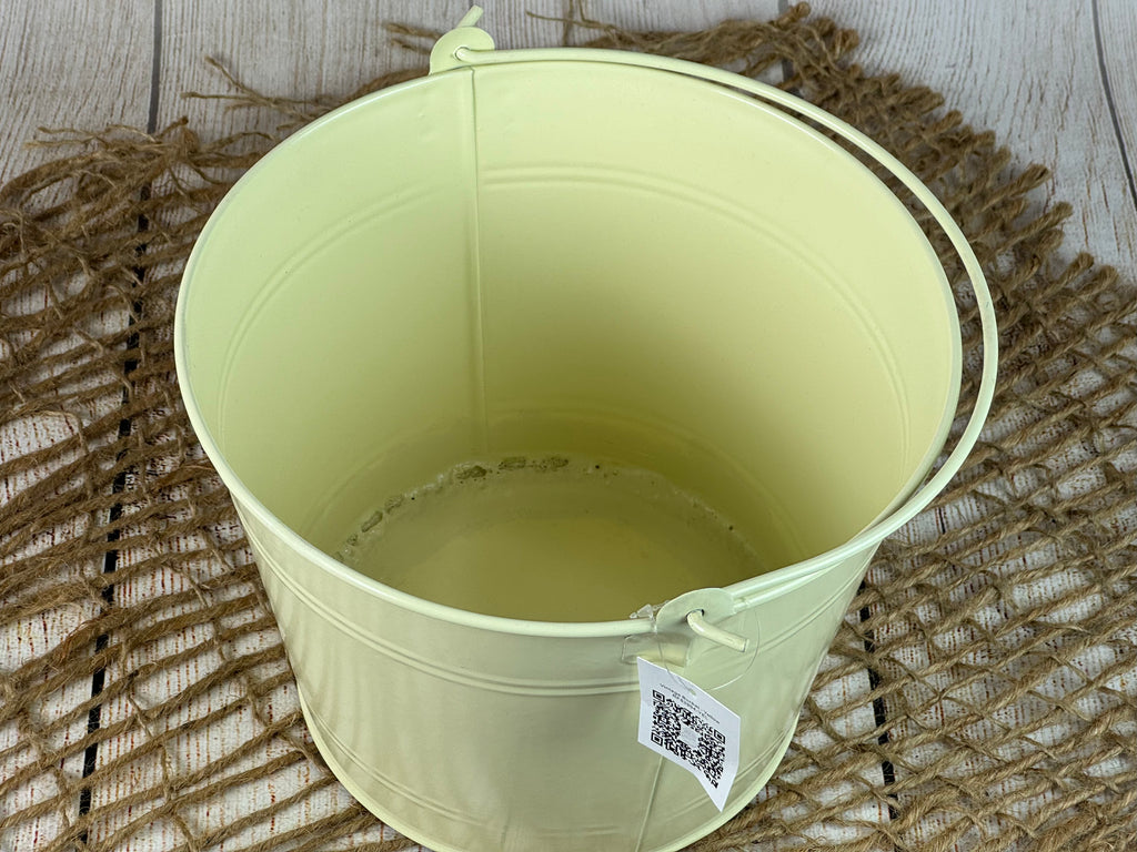 Vintage Bucket - Yellow (AS IS ITEM #2)