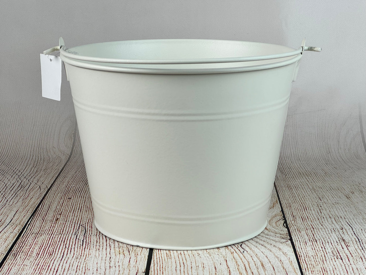 Vintage Bucket - White (AS IS ITEM #2)