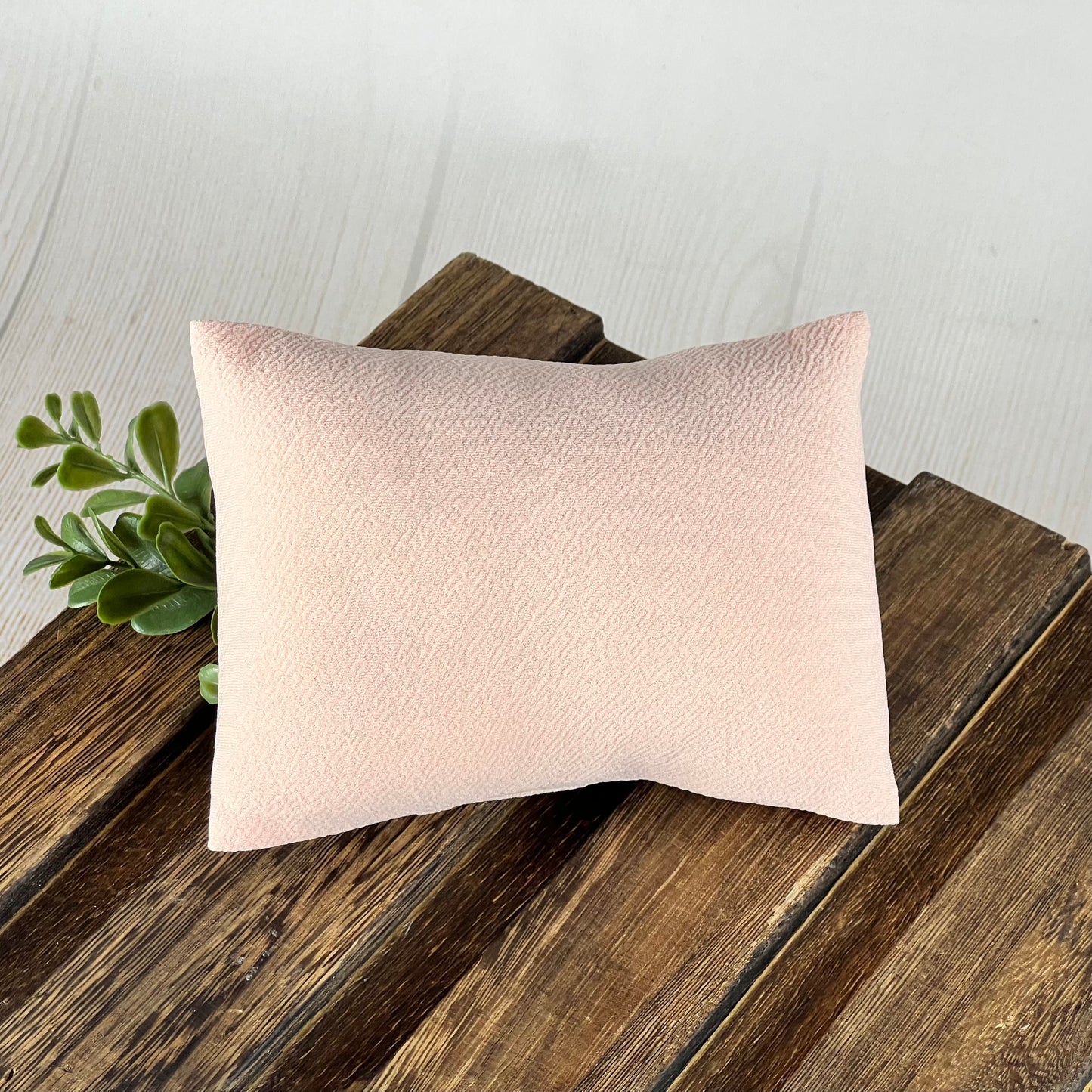 Mini Pillow with Cover - Textured - Pale Peach