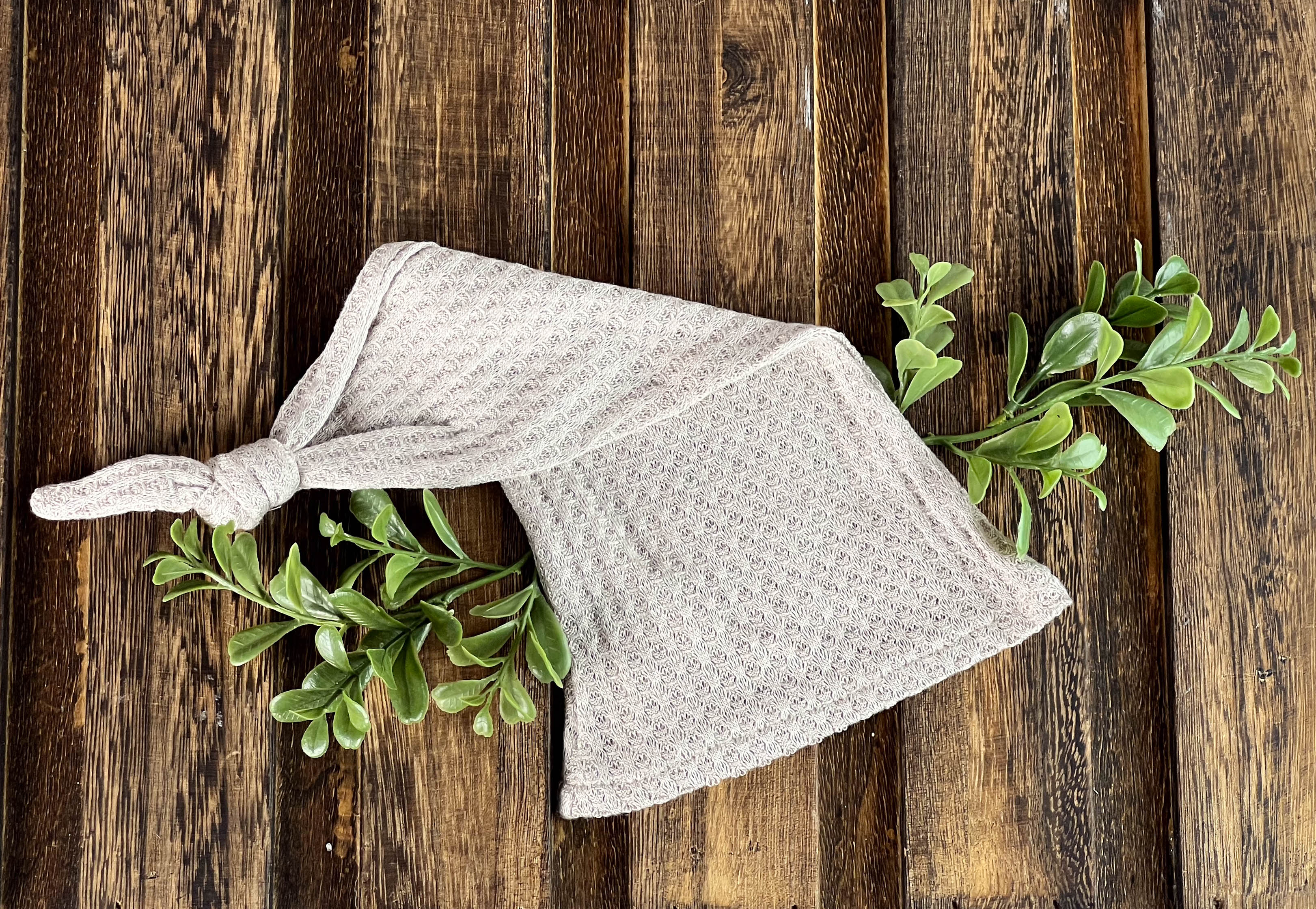 Open Foot Pajamas - Perforated - Brown Stone