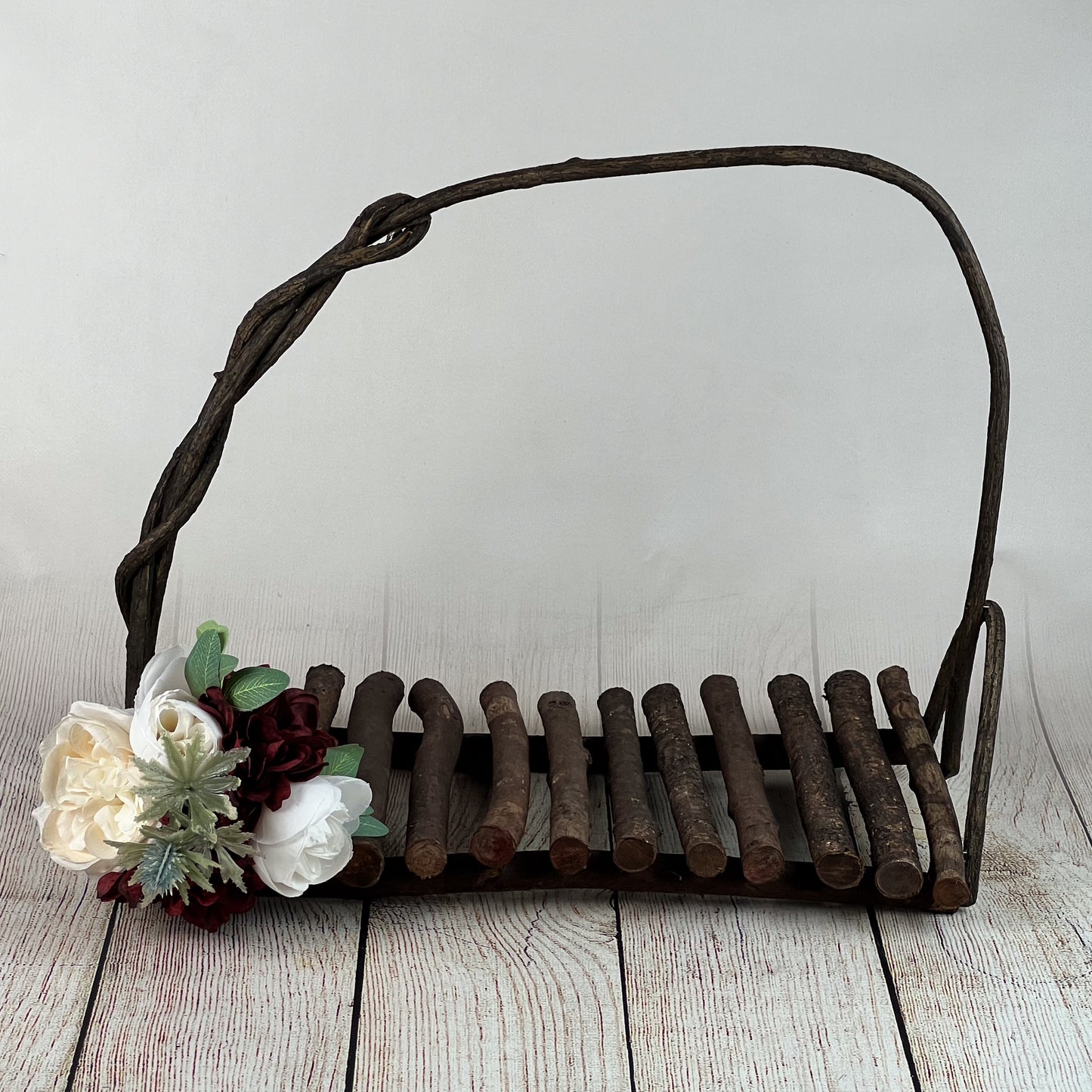 Rustic Bed with Arch (As-Is Item) #2