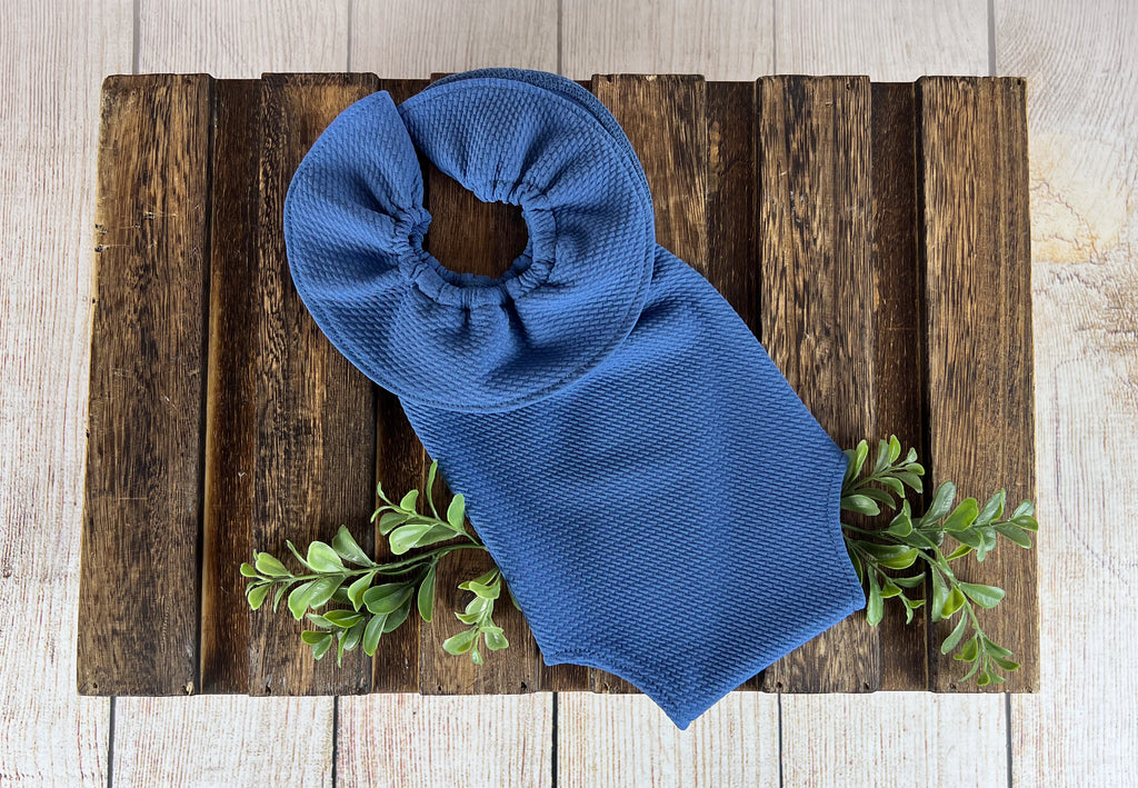 Ruffled Sleeveless Bodysuit - Textured - New Denim