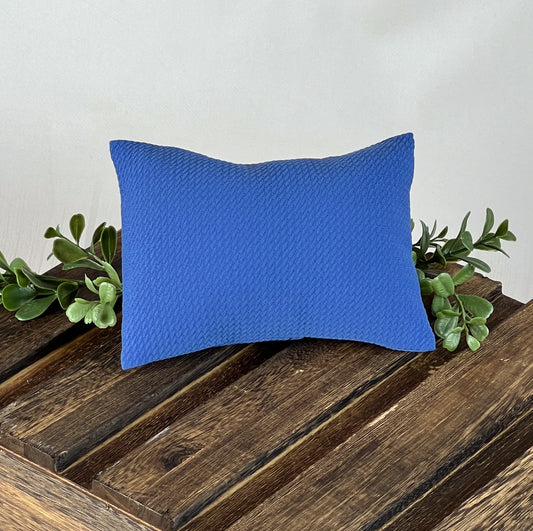Mini Pillow with Cover - Textured - New Denim