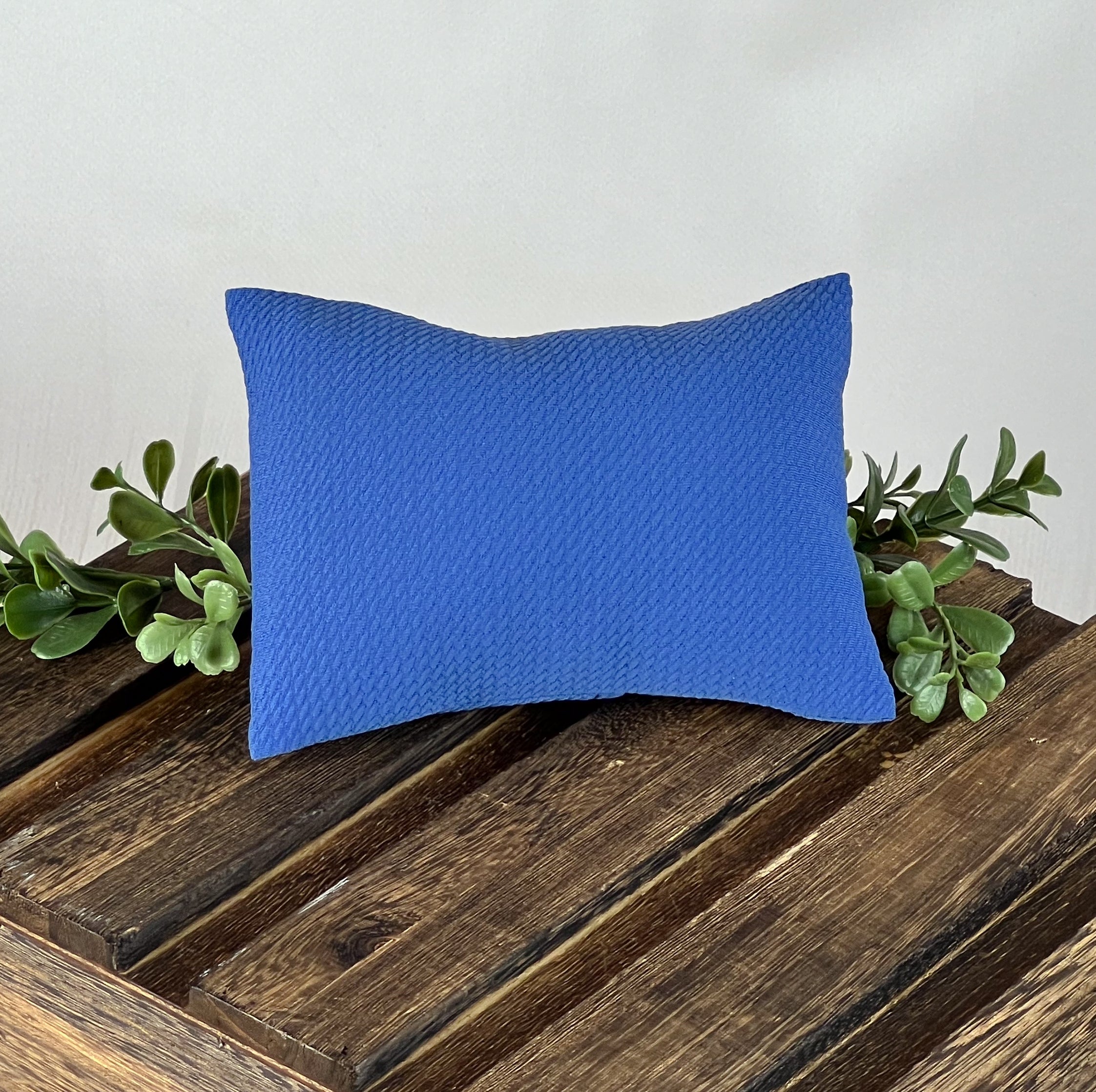 Mini Pillow with Cover - Textured - New Denim