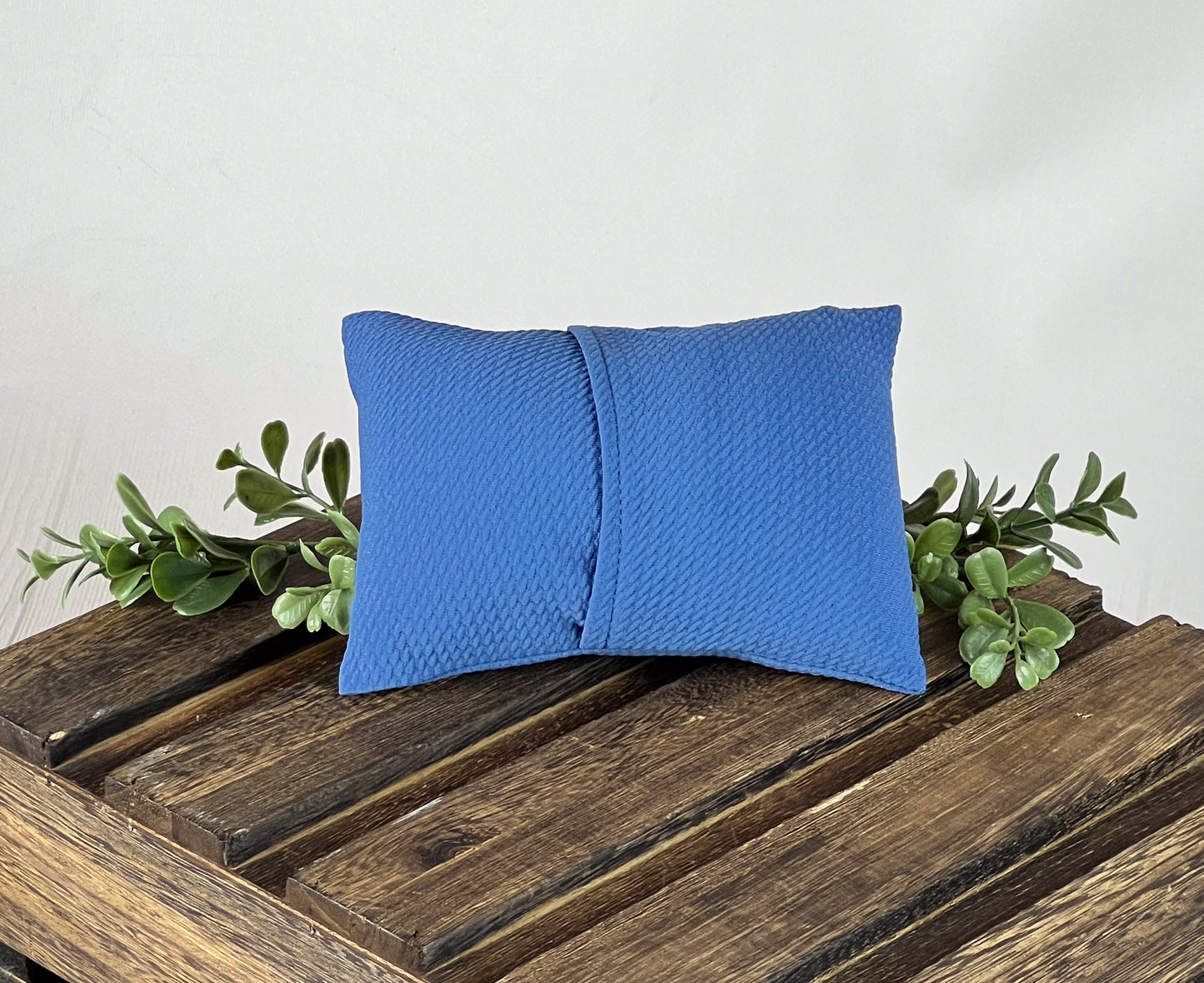 Mini Pillow with Cover - Textured - New Denim