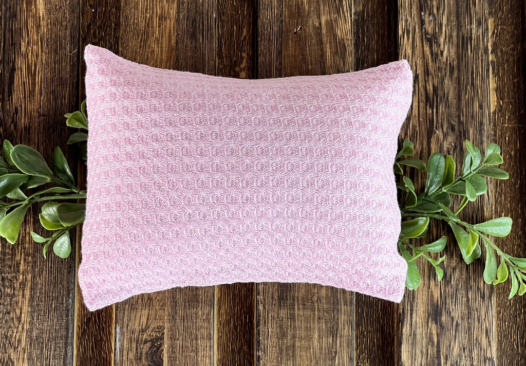 Mini Pillow with Cover - Perforated - Dusty Pink