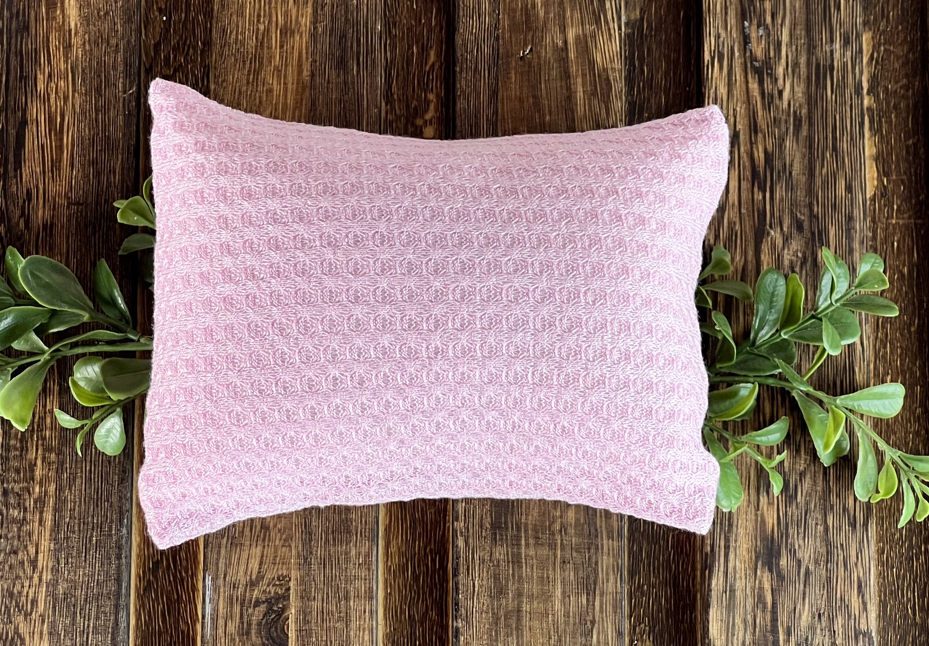 Mini Pillow with Cover - Perforated - Dusty Pink