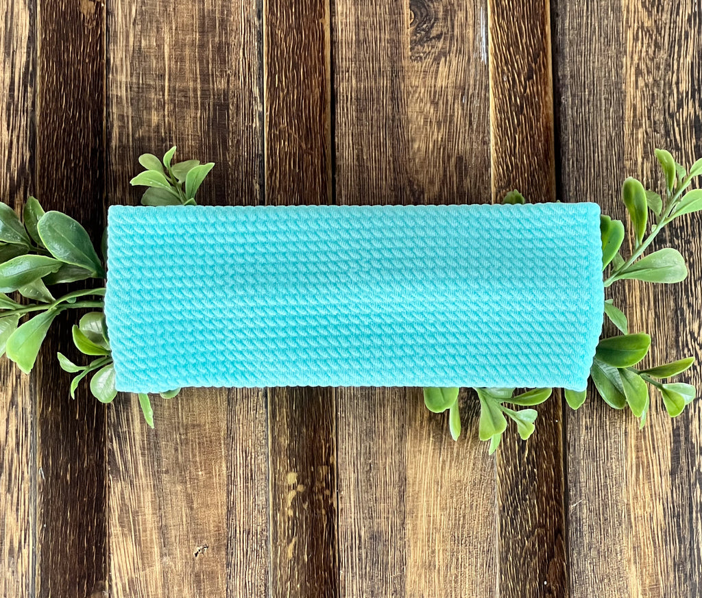 Headband - Textured - Aquamarine