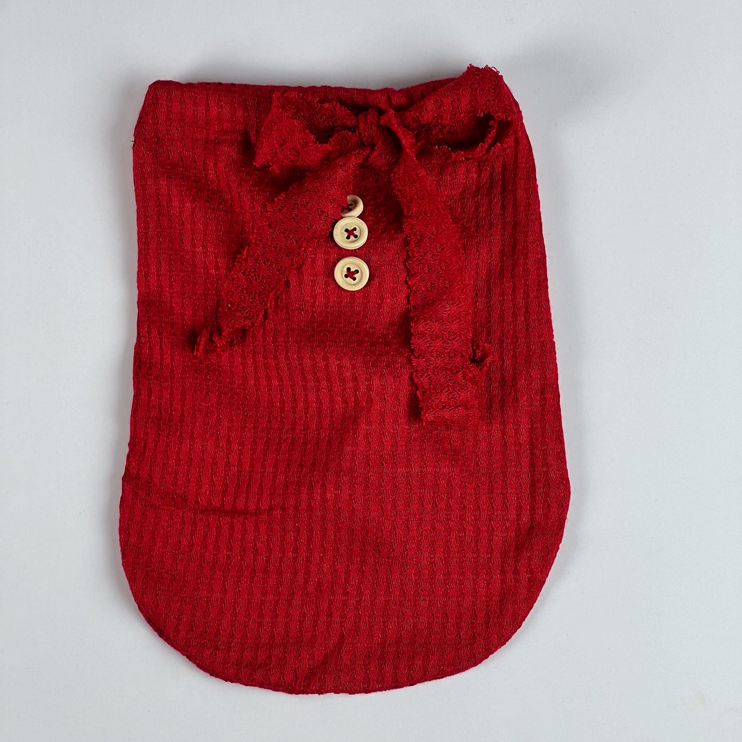 Reversible Swaddle Sack Set - Perforated Red