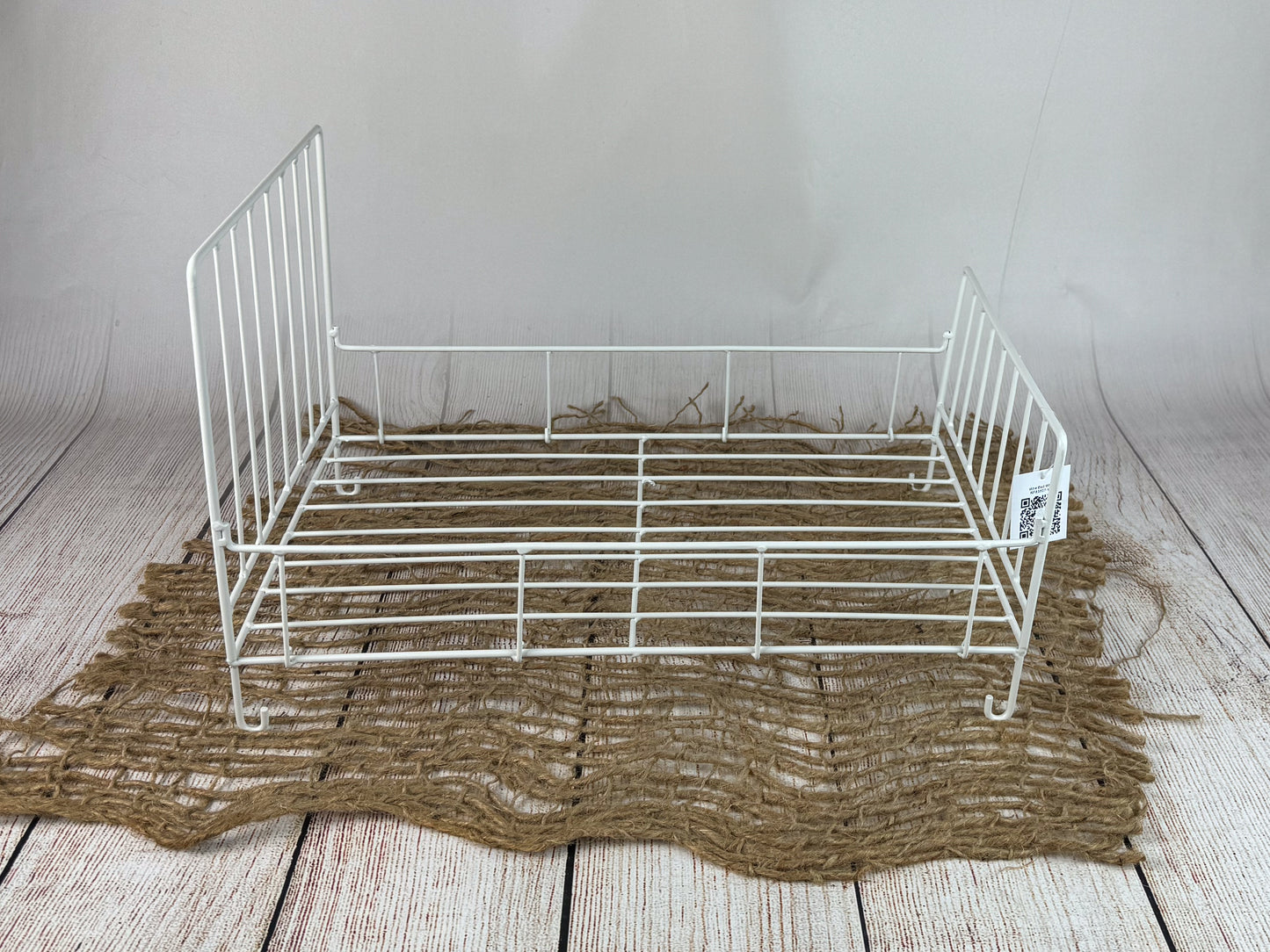 Vintage Wire Bed - White (AS IS ITEM #2)