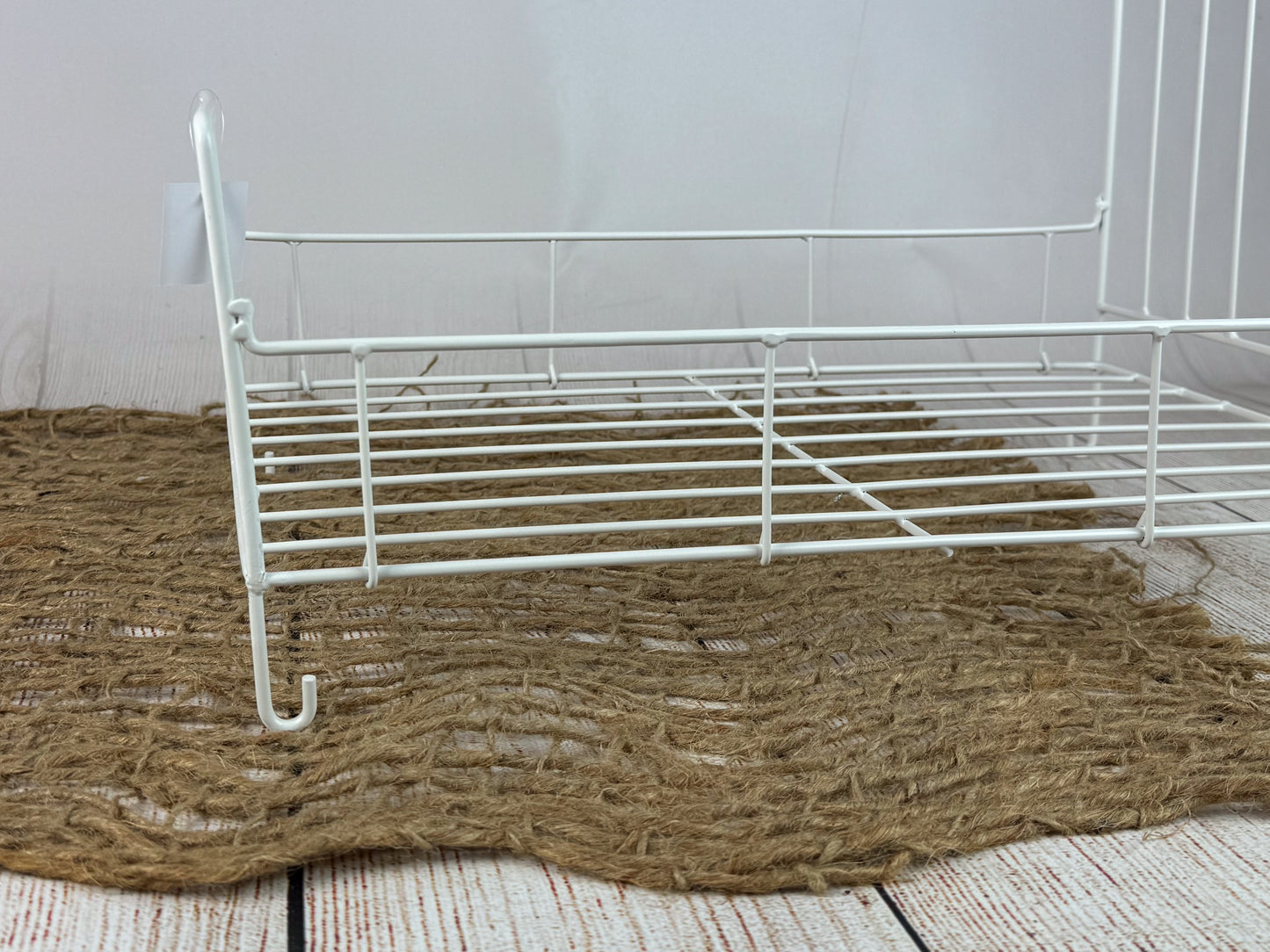 Vintage Wire Bed - White (AS IS ITEM #2)