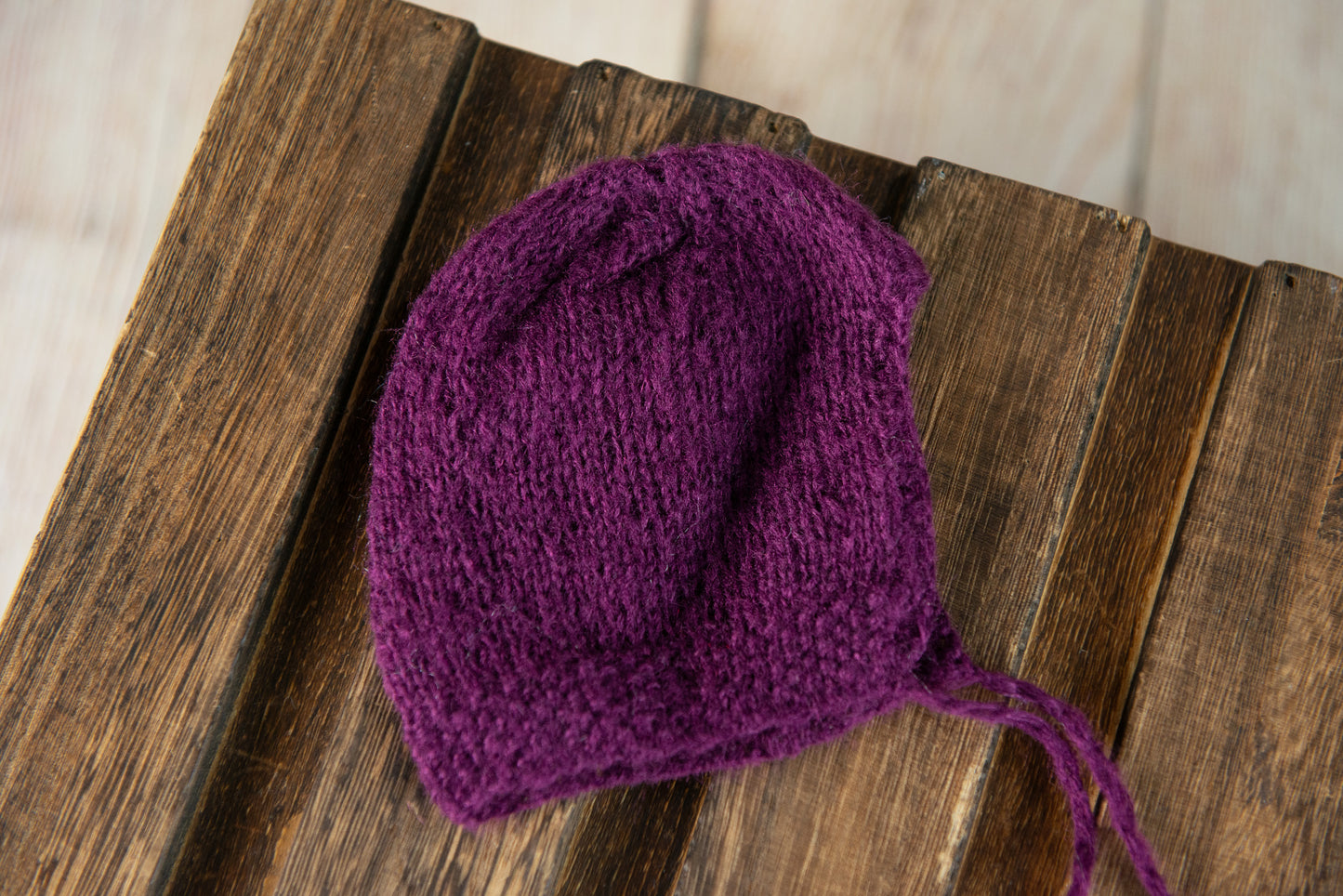 Mohair Bonnet - Smooth - Red Wine
