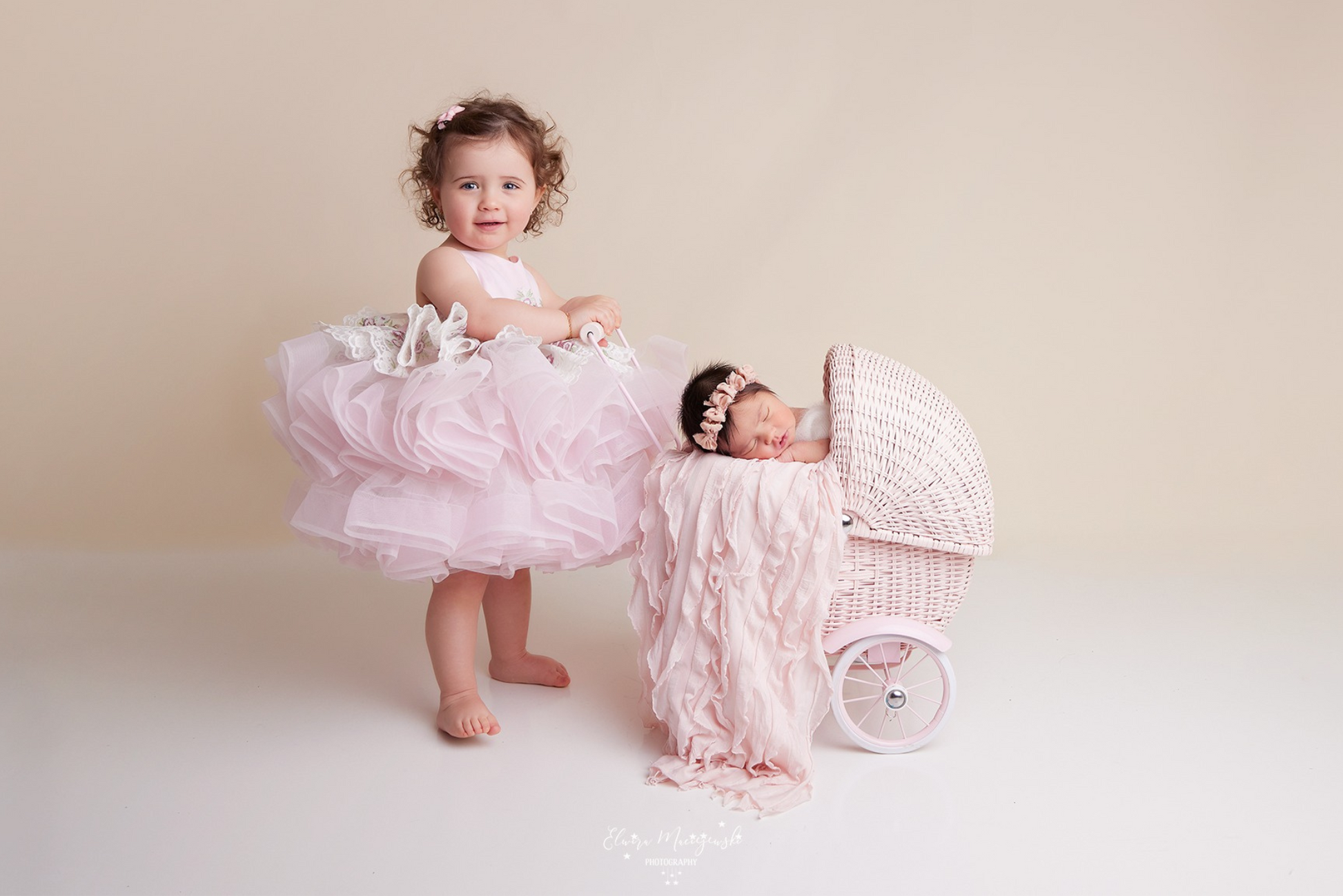 Vintage Pram Stroller Newborn Photography Prop Baby Carriage Newborn Studio Props