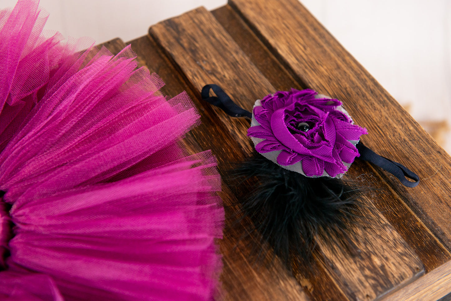 Tutu and Headband - Rich Plum