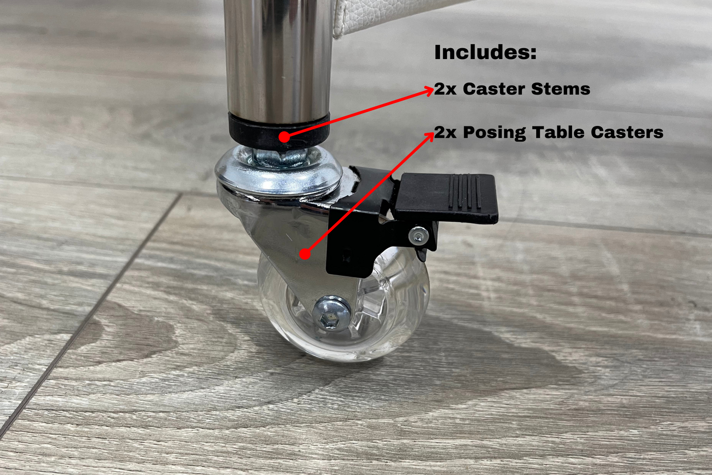 Replacement Casters for Posing Table (Set of 2)