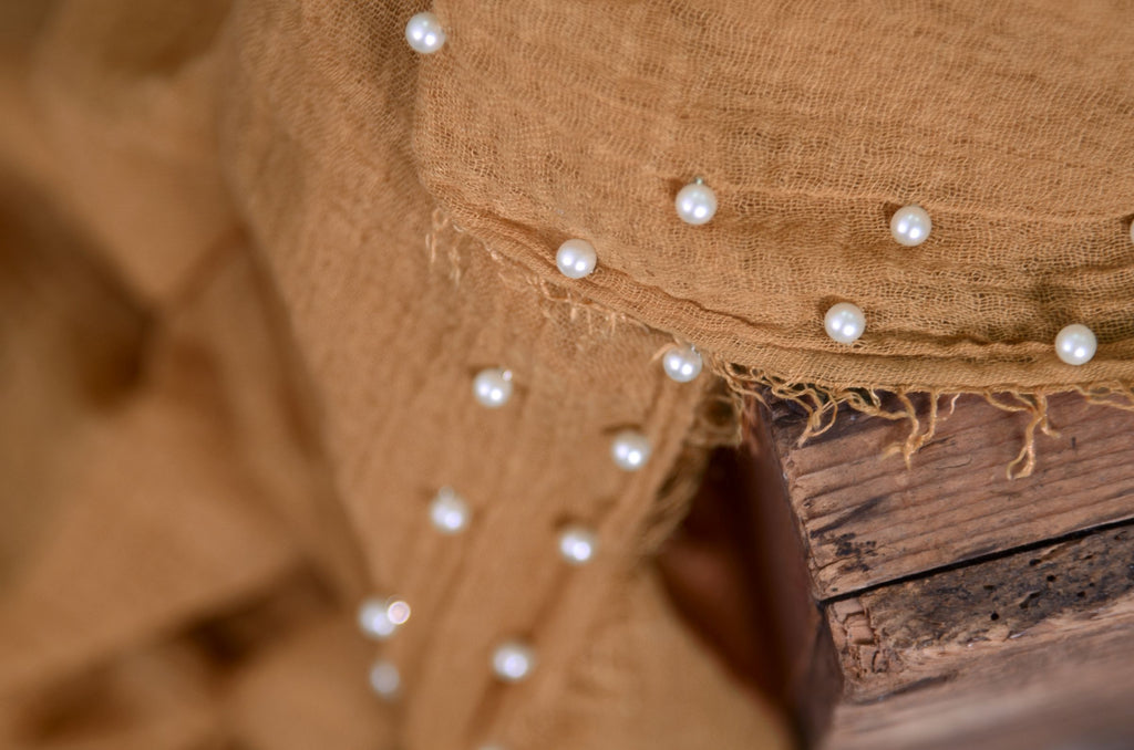 Pearl Embrace Wrap - Camel