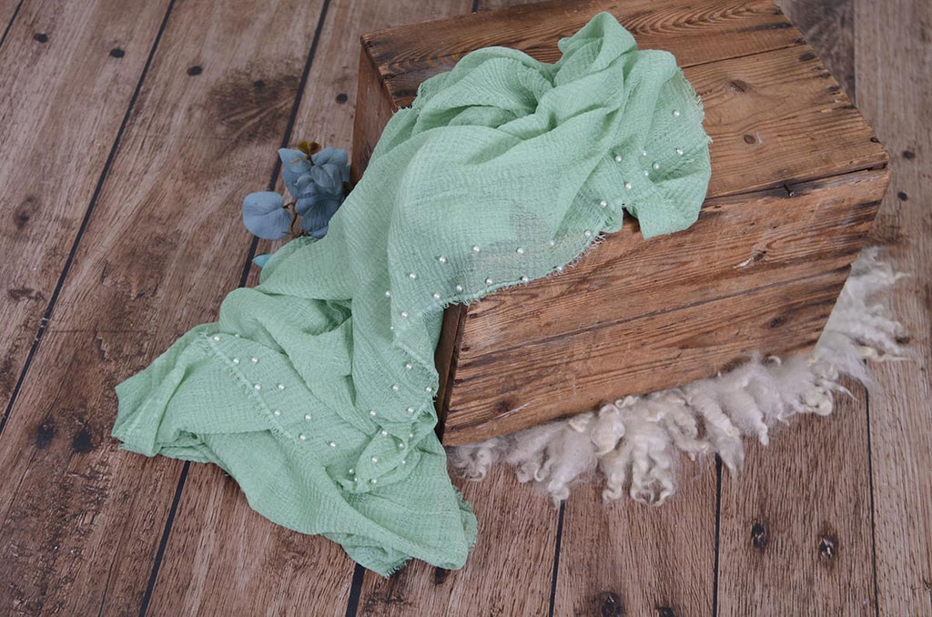 Pearl Embrace Wrap - Light Green