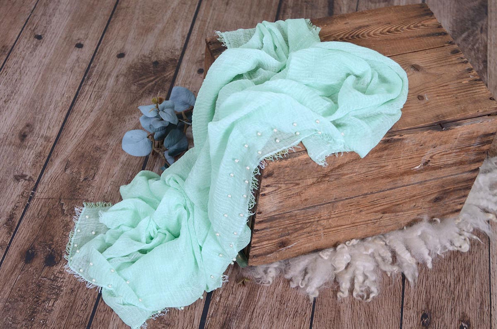 Pearl Embrace Wrap - Mint