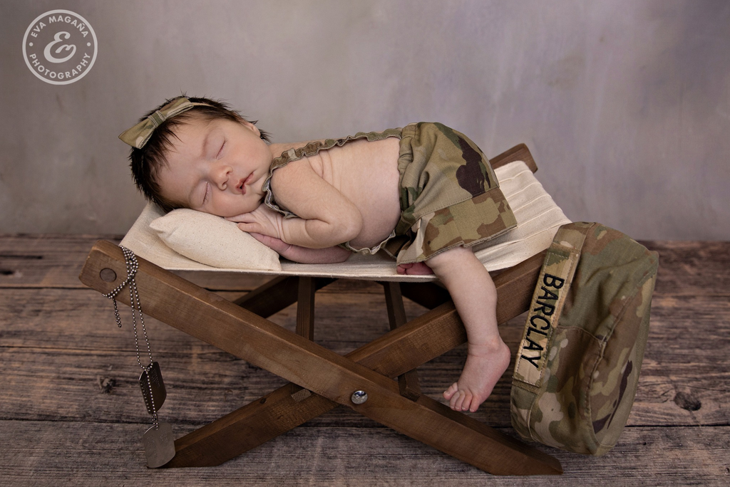 Rustic Deck Chair AND Matching Pillow - Beige Canvas - Interchangeable