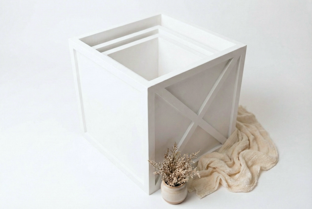 Cake Smash Boxes - White (Set of 3)