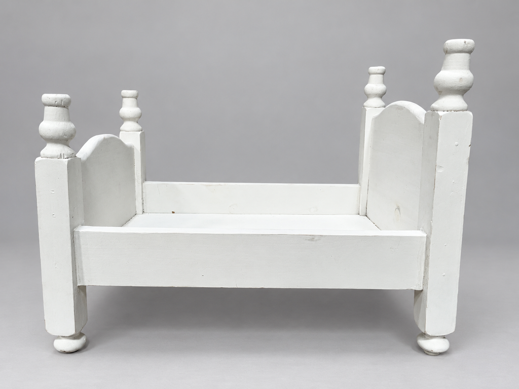 Elysian Rustic Bed - White (AS IS ITEM)