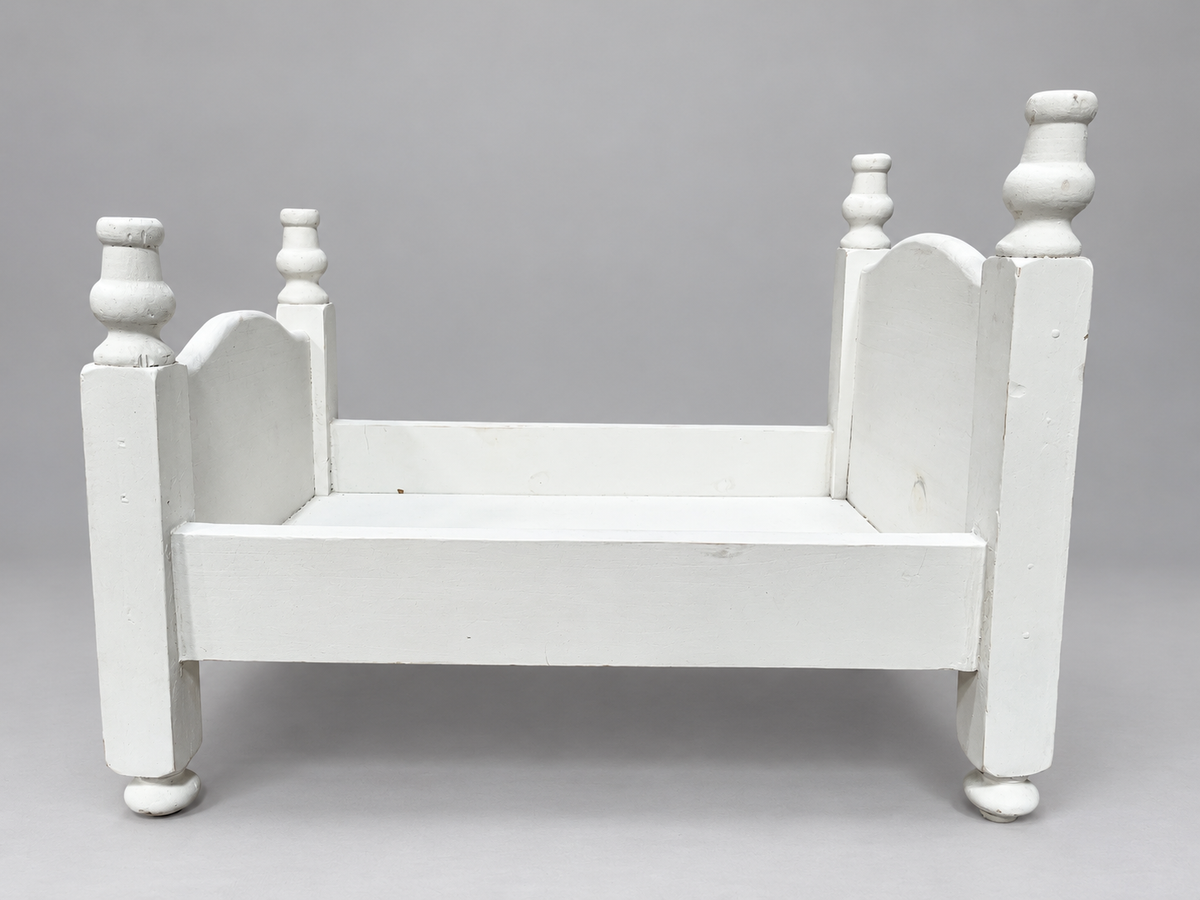 Elysian Rustic Bed - White (AS IS ITEM)