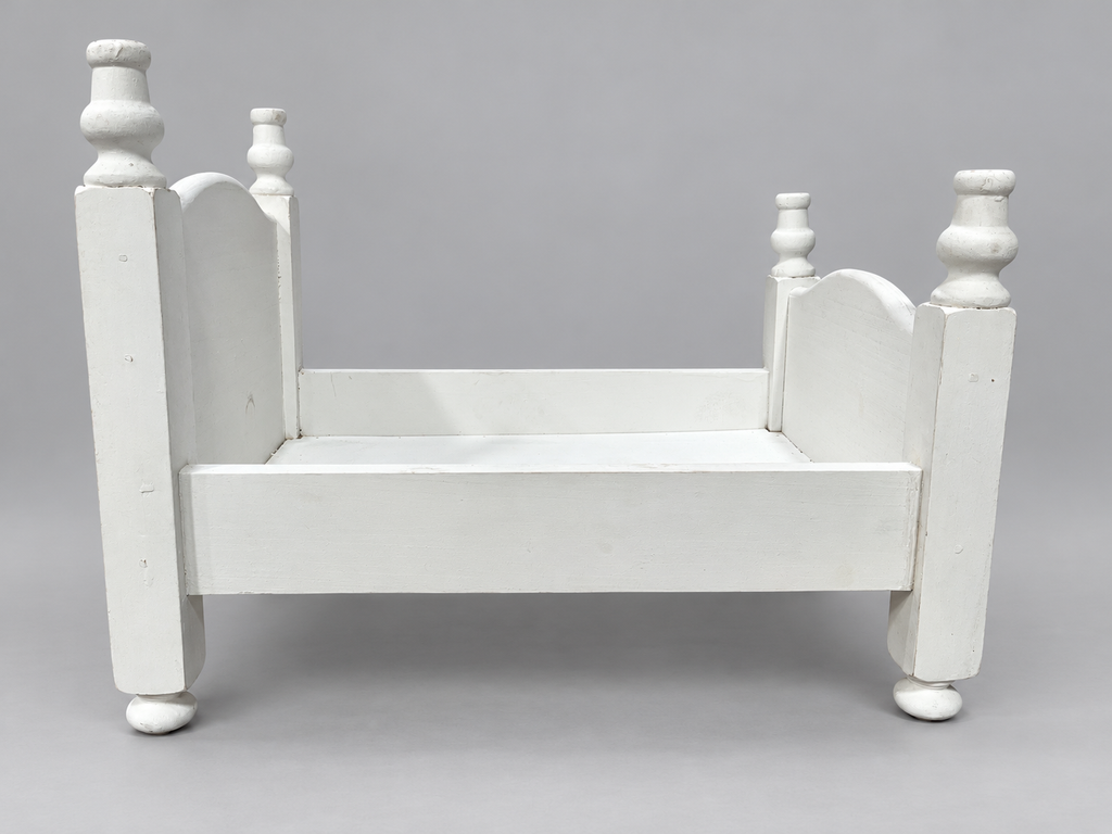 Elysian Rustic Bed - White (AS IS ITEM)