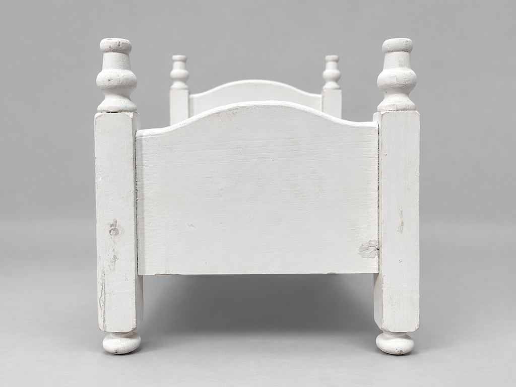 Elysian Rustic Bed - White (AS IS ITEM)