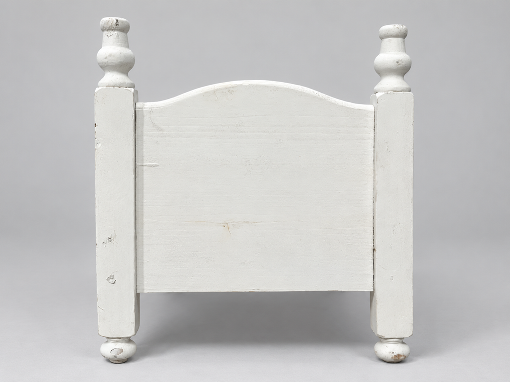 Elysian Rustic Bed - White (AS IS ITEM)