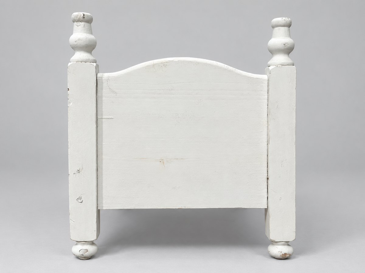 Elysian Rustic Bed - White (AS IS ITEM)