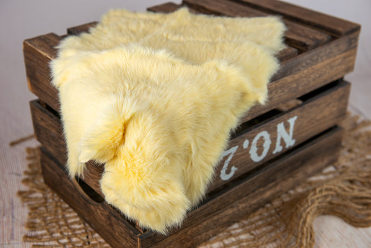 Rabbit Faux Fur - Yellow