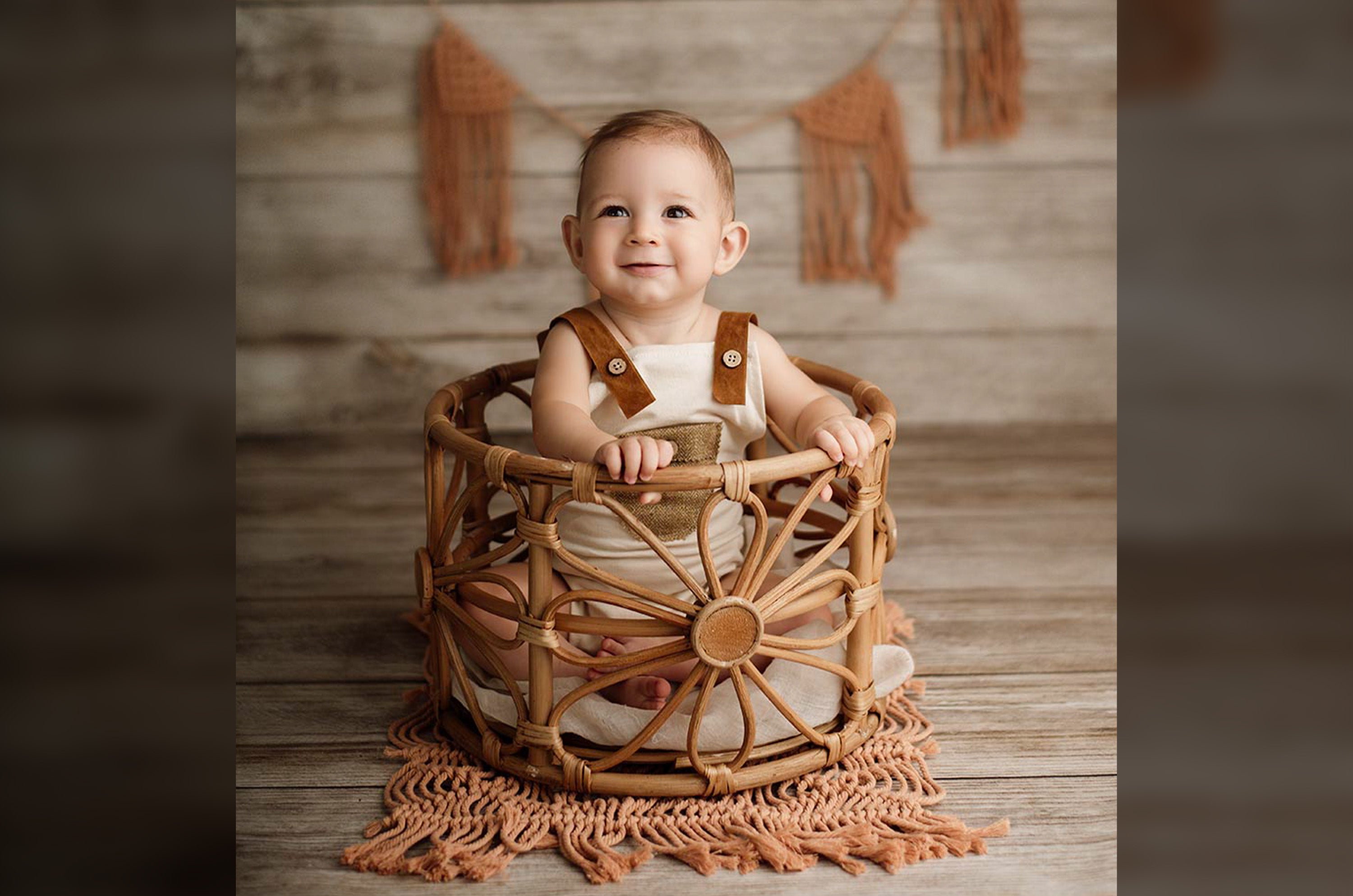 Wicker basket sale for baby photography